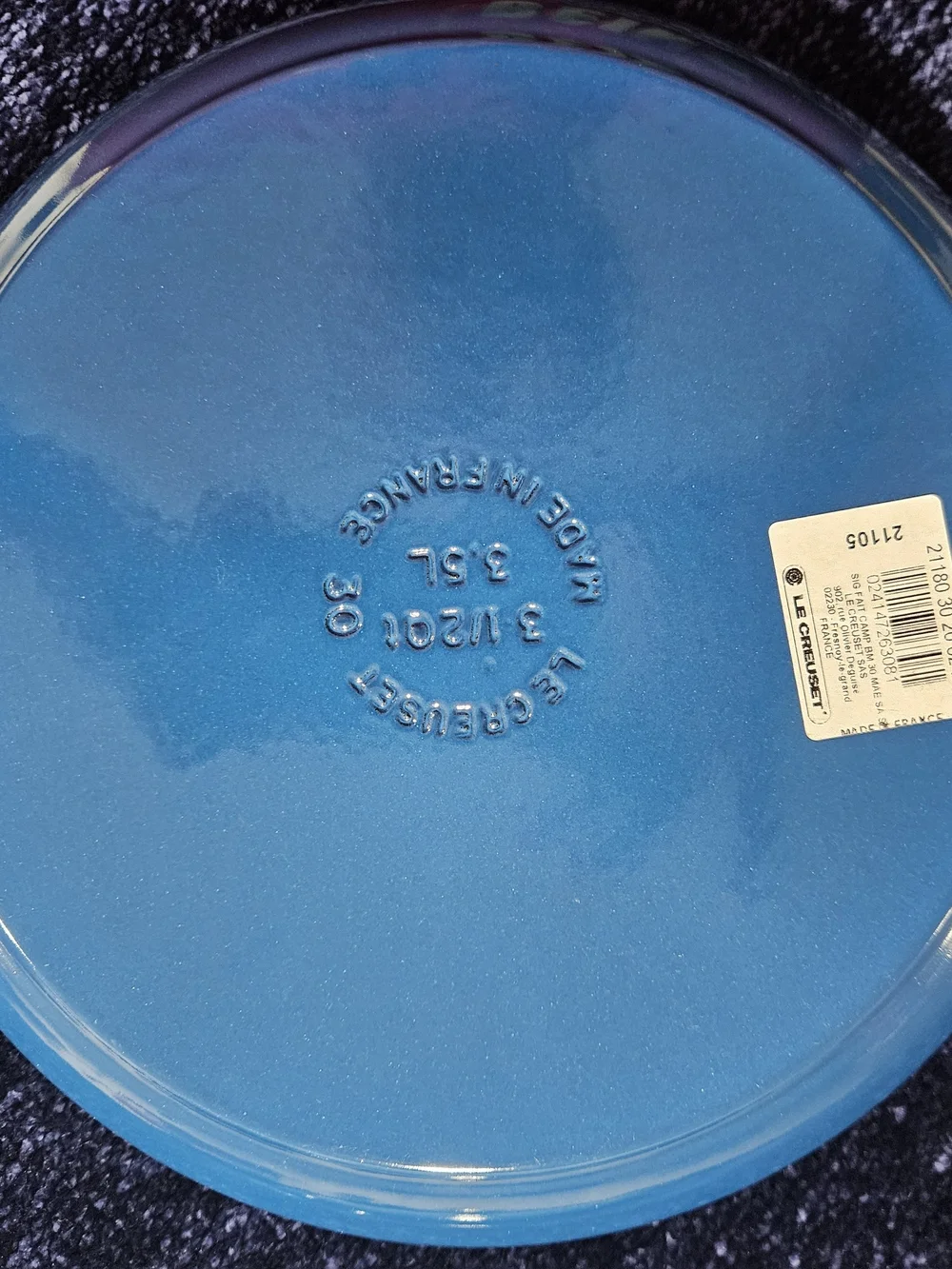 3.5qt Le Creuset Marseille Enameled Cast Iron Braiser
